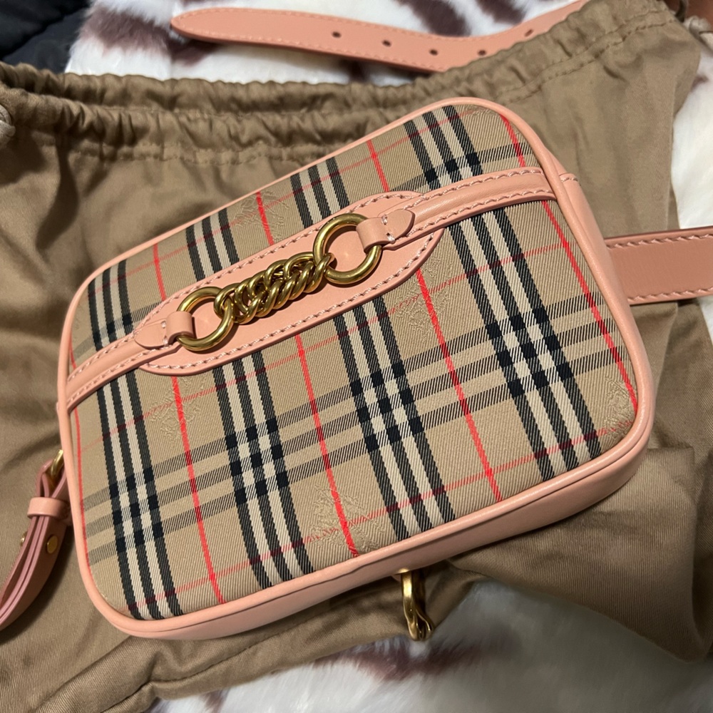 Burberry 1983 Check Link Belt Bag
